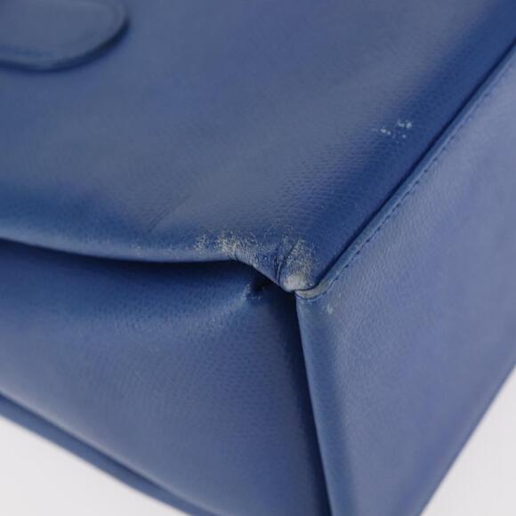 MCM Hand Bag Leather Blue Gold Auth BA6222 - Picture 16 of 16